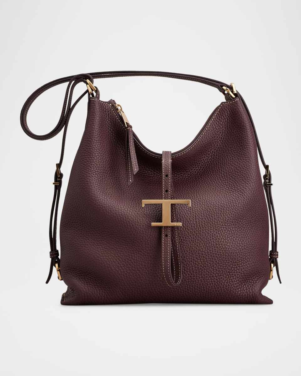Pebble Leather Shoulder Bag